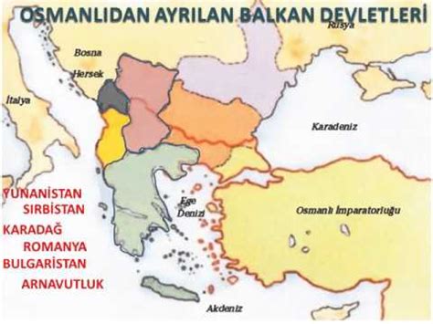 osmanlıdan ilk ayrılan balkan devleti